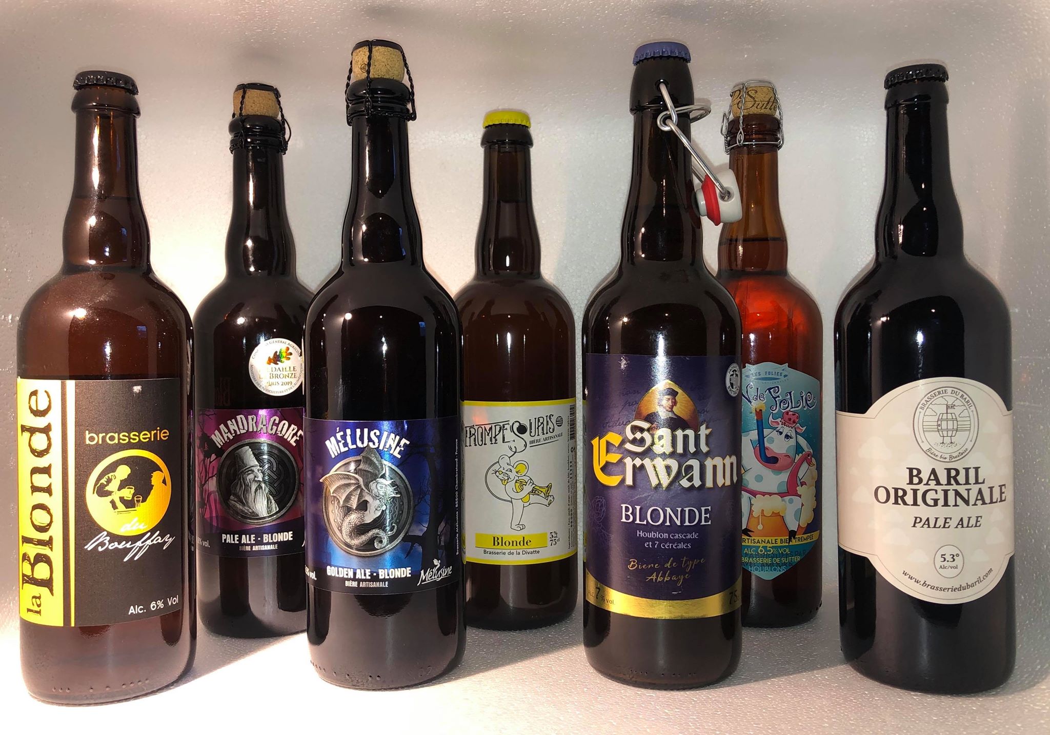 Bières Blondes 75cl